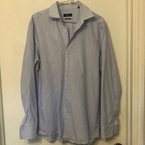 BOSS mens long sleeved button down dress shirt so 16